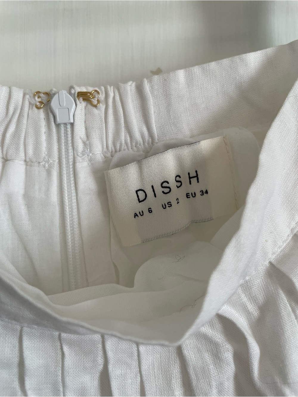DISSH White Gathered Waist Maxi Skirt - Picture 2 of 8